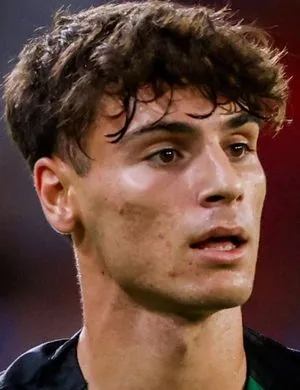 Rodrigo Mendoza, midfielder of Atlético Madrid